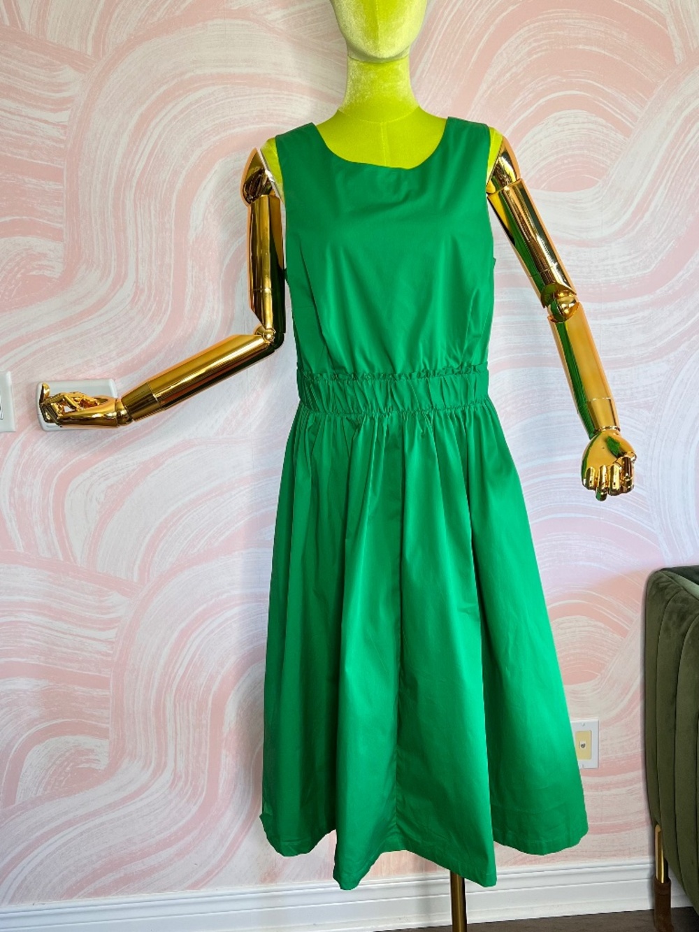 Green dress - Plus-size